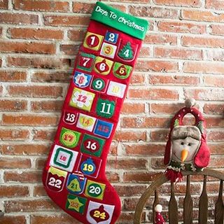 Rototo Deco Countdown Christmas Sock
