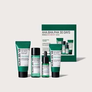 SOME BY MI - AHA, BHA, PHA 30 Days Miracle AC SOS Kit 2024 Version - 4 pcs