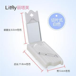 Litfly Cucumber Slicer Cutter (White) 1 pc