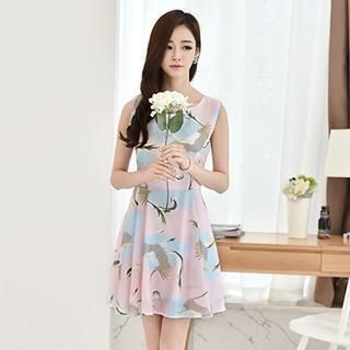 Romantica Sleeveless Printed Dress