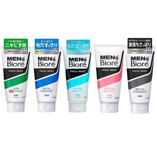 Kao - Men's Biore Facial Wash Deep Moist - 130g