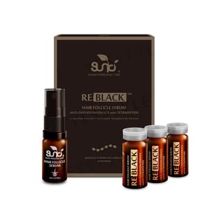 Re:Black Hair Follicle Serum With Biotinoyl Tetrapeptide Conjugate Nano Silver 10ml x 3