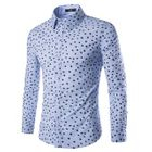 Printed Long-Sleeve Shirt Light Blue - L от YesStyle.com INT Printed Long-Sleeve Shirt Light Blue - L от YesStyle.com INT
