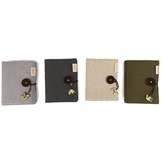 Bookuu Charm-Accent Cloth Notebook