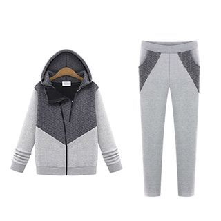 FURIFS Set: Panel Hooded Jacket + Sweatpants