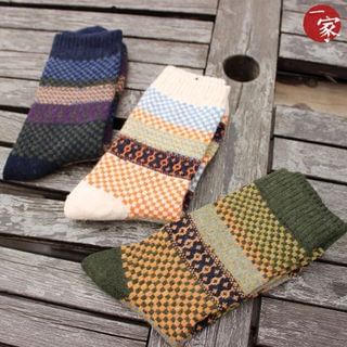 Socka Print Wool Socks