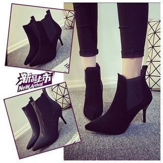 BAYO Heel Pointy Short Boots