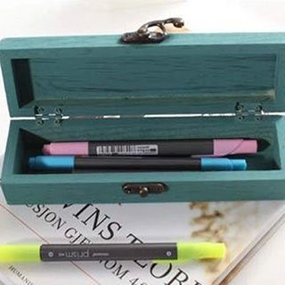 Tivi Boutique Wooden Pencil Case