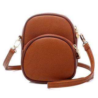 BeiBaoBao Contrast-Trim Crossbody Bag