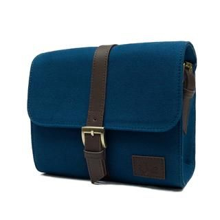 ideer Genuine Leather Trim Mirrorless Camera Bag Blue - One Size