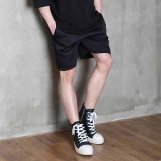 MODSLOOK Band-Waist Neoprene Shorts