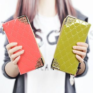 Pennyshine Faux-Leather Quilted Wallet