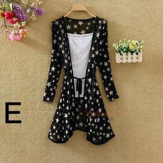 Clementine Long Sleeved Floral Print Chiffon Cardigan