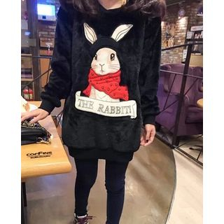 The Mommy Club Maternity Rabbit Fleece Sweatshirt