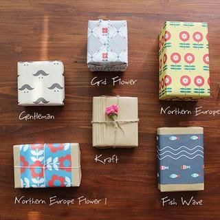 Zakka Set of 8: Wrapping Papers