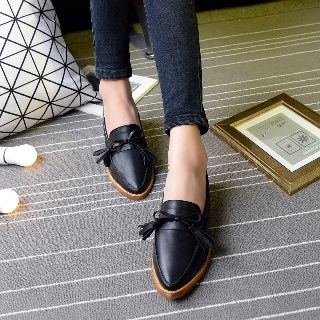 Mancienne Tasseled Bow-Accent Loafers