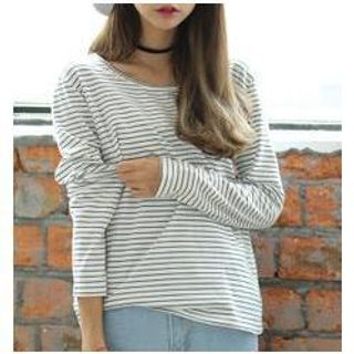 Sienne Long Sleeved Stripe T-shirt