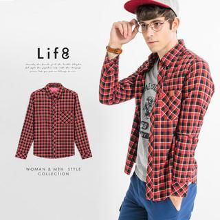 Life 8 Long Sleeves Plaid Shirt