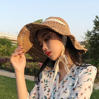 Straw | Lace | Sun | Hat