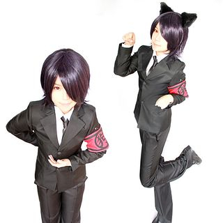 Ghost Cos Wigs Gugure! Kokkuri-san Inugami Suit Cosplay Costume