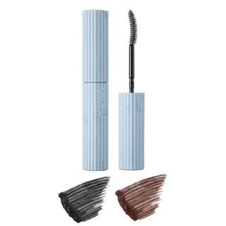 Kose - Fasio Permanent Curl Mascara Hybrid Long 02 Brown