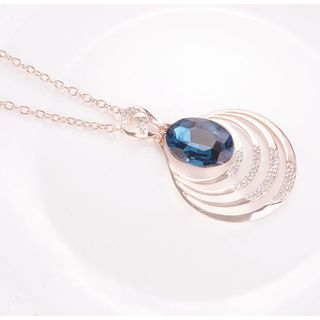 Best Jewellery Crystal Long Necklace