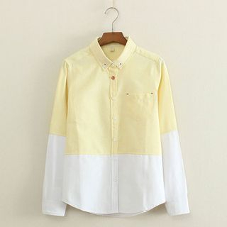 Mushi Color-Block Shirt