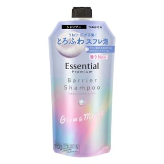 Kao - Essential Premium Barrier Shampoo Grow & Moist 340Ml Refill