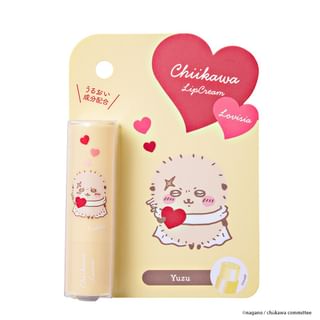 Lovisia - Chiikawa Heart Series Lip Cream Rakko Yuzu