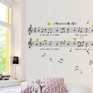LESIGN Music Notes Wall Sticker