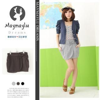 Bow-Accent Skirt