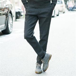 TOMONARI Slim-Fit Cotton Chino Pants