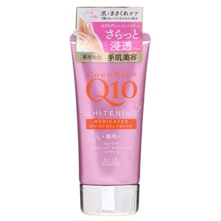 Kose - CoenRich Q10 Whitening Moist Gel White Floral Hand Cream - Handcreme