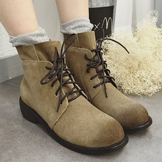 MISSMO Lace Up Short Boots