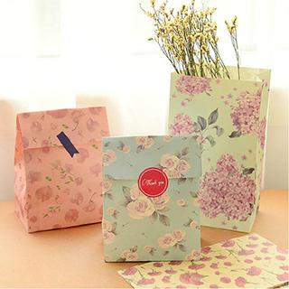 Homey House Floral Print Gift Paper Bag