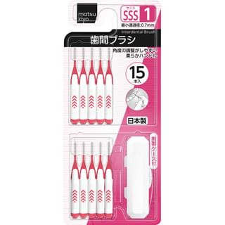 matsukiyo - Interdental Brush SSS 15 pcs