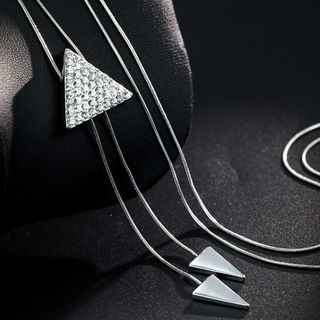Dara Triangle Dangle Necklace