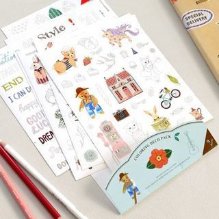 Full House Animal Stickers 9 pcs