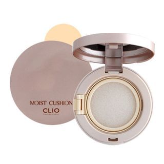 CLIO Moist Cushion SPF50+, PA+++ (#01 Natural Beige) With Refill  No.1 - Natural Beige