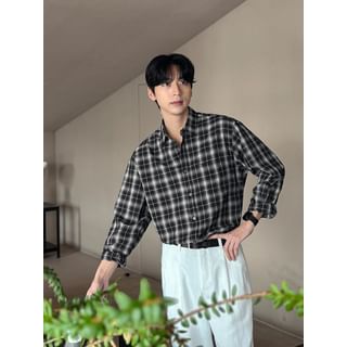 Plaid Seersucker Shirt