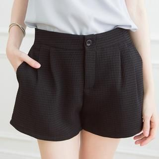 Tokyo Fashion Pleated Embossed Shorts