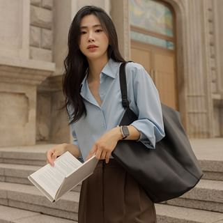 Wrinkle-Free Plain Shirt