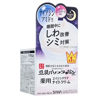 Sana - Soy Milk Wrinkle Care Night Cream White 50G