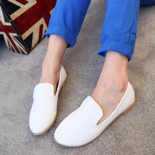 HOONA Faux-Leather Slip-Ons