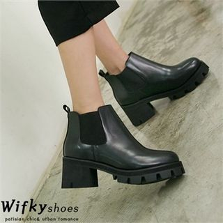Wifky Block-Heel Ankle Boots