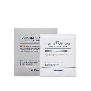 WellDerma - Premium Sapphire Collagen Impact Fitting Mask Set 25g x 4 pcs