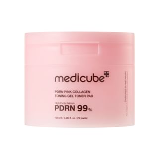 Medicube - Pdrn Pink Collagen Toning Gel Toner Pad 70 Pads