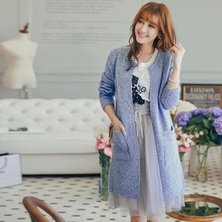 Tokyo Fashion M lange Long Cardigan