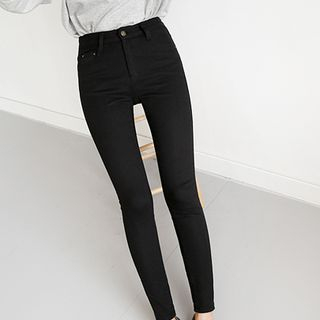 Seoul Fashion High-Waist Skinny Pants