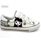 Girl Boy Print Velcro Canvas Sneakers от YesStyle.com INT Girl Boy Print Velcro Canvas Sneakers от YesStyle.com INT